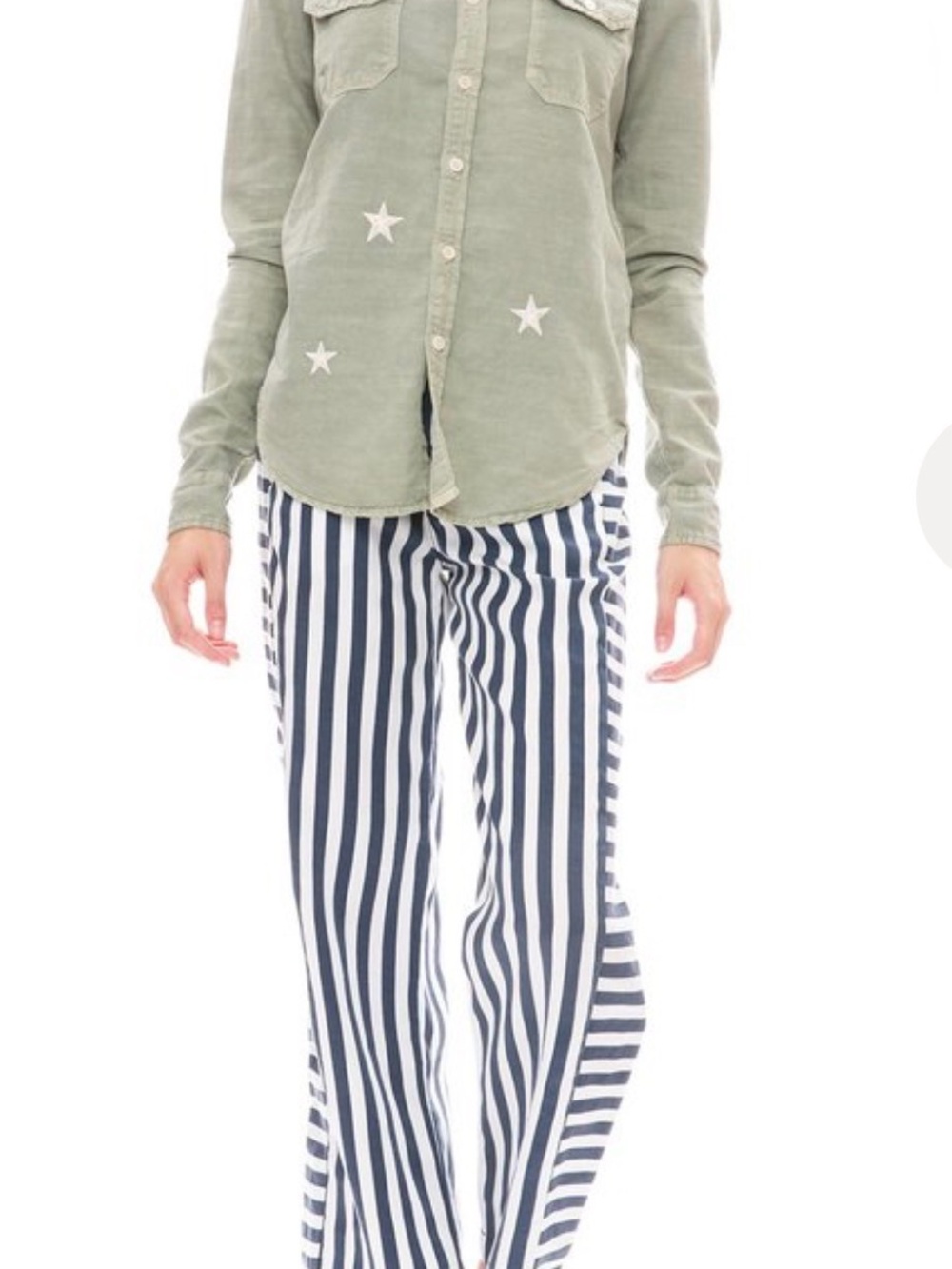 MOTHER The Trooper Long Sleeve Button Up- Trooper- M- MSRP $255 - Picture 3 of 15